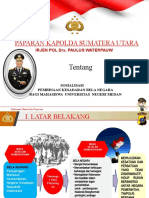 Paparan Kapolda Sumatera Utara