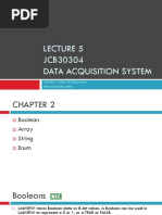 JCB30304 Data Acquisition System: Chapter 2: Basic Programming Miss Nur Fazira Haris