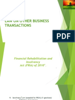 Law On Other Business Transactions 20181