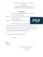 Memo de Incorporación Mandi