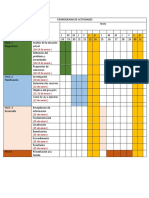 CRONOGRAMA DE ACTIVIDADES 1.1