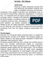 Six Sigma - Quality at The Core