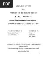 Download IMPACT OF IPOS OVER INDIAN CAPITAL MARKET by Yogesh Saini SN51288383 doc pdf
