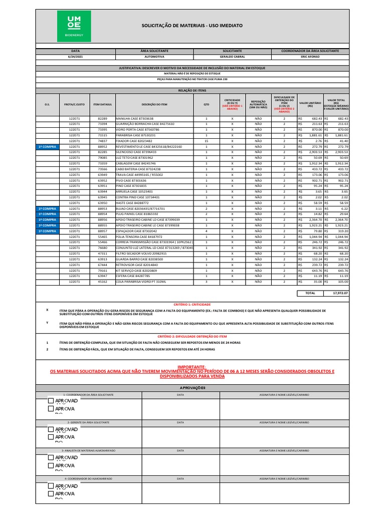 SC Uso Imediato | PDF | Veículos terrestres | Bens manufaturados