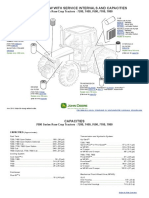 Filter Overview With Service Intervals and Capacities: 7000 Series Row-Crop Tractors - 7200, 7400, 7600, 7700, 7800