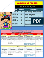 9 SEMANA (PROGRAMACIÓN SEMANAL) Del 14 Al 18 de Junio