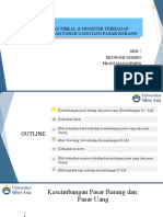 Sesi 7 Kebijakan Fiskal & Moneter Terhadap Keseimbangan Pasar Uang Dan Pasar Barang