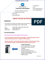 Version Up Firmware Technical Information Rev4