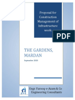 Proposal For The Gardens Mardan (Detailed Supervision)