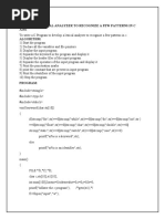 Ex - No:2 Develop A Lexical Analyzer To Recognize A Few Patterns in C Aim: Algorithm