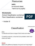 Lesson 1 - Classification of Plants and Animals