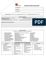 Overhead Job Safety Analysis (JSA) : Switching Sequence