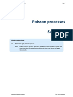 CS2 B Chapter 1 Poisson Processes - Summary