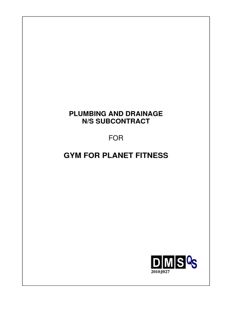 Model Bill PLUMBING | PDF | Guarantee | Deductible