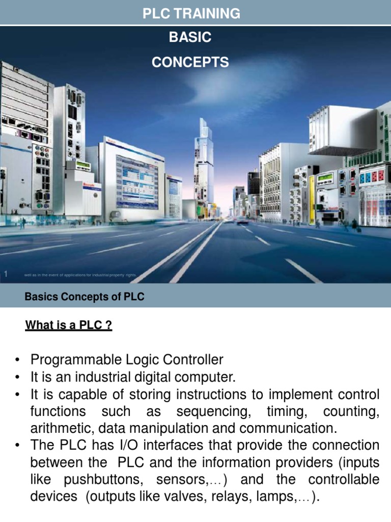 01 PLC Basics | PDF | Programmable Logic Controller | Relay