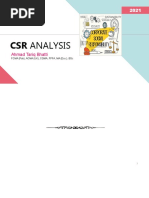 CSR Analysis: Ahmad Tariq Bhatti