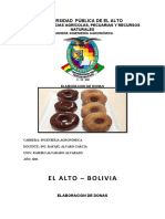 Elaboracion de Donas