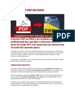 CONVERTER PDF EM DWG