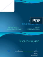 Rice Husk Ash: Seminar On