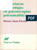 FIORINI Estructuras y Abordajes en Psicoterapia Psicoanalitica PDF