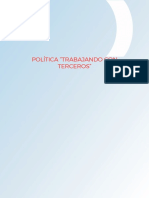 Poltica Trabajando Con Terceros