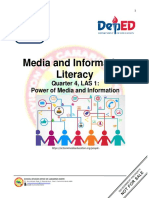 Quarter 4, LAS 1: Power of Media and Information