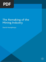 David Humphreys - The Remaking of The Mining Industry