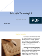 Educaţia Tehnologică (Borduri)