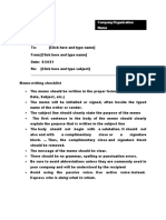 Q4 - Writing Summative Test (30%) Memo Template