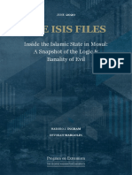 THE ISIS FILES Inside The Islamic State in Mosul: A Snapshot of The Logic & Banality of Evil, by Ingram and Margolin