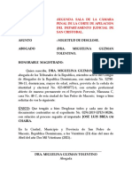 Solicitud de Desglose - Jose Luis Brea (A) Chaira - Dra. Miguelina