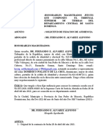 Solicitud de Fijacion de Audiencia - Dominico Polanco de La Cruz