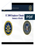 IC 2008 Employee Climate Survey