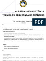 Introdução à perícia e assistência técnica em segurança do trabalho