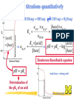 Acid-Base Titrations Quantitatively: Acid A Base A A A K Acid K A Base Acid PK PH