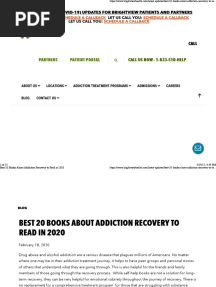 Best 20 Books About Addiction Recovery To Read in 2020