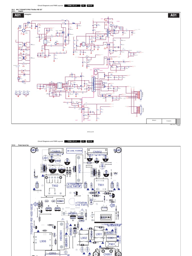 Adapter: Circuit Diagrams and PWB Layouts | PDF