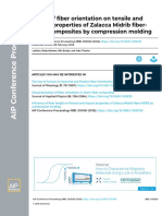 Effect of Fiber Orientation On Tensile and Impact Properties of Zalacca Midrib fiber-HDPE Composites by Compression Molding