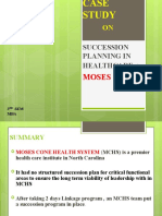 Moses Care: Succession Planning in Healthcare