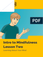 Intro To Mindfulness Lesson 2 Summary