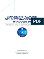 Guia de Instalacion Del Sistema Operativo Windows 10