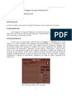 Triggers en Age of Empires 3. Sólo Tu Editor Escenarios de Age of Empires 3 Que Viene Con El Juego.