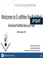 Welcome To E-Utilities For Pubmed: Download Pubmed Data Your Way!