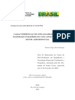 Características de Inflamabilidade de Materiais Poliméricos Com Aplicação No Setor Aeroespacial