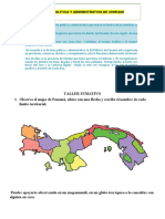 Taller Division Politica y Administrativa de Chiriqui 2021