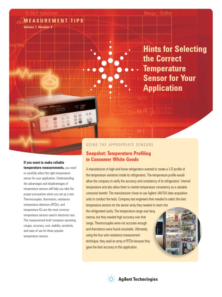 Hints For Selecting The Correct Temperature Sensor For Your Application ...