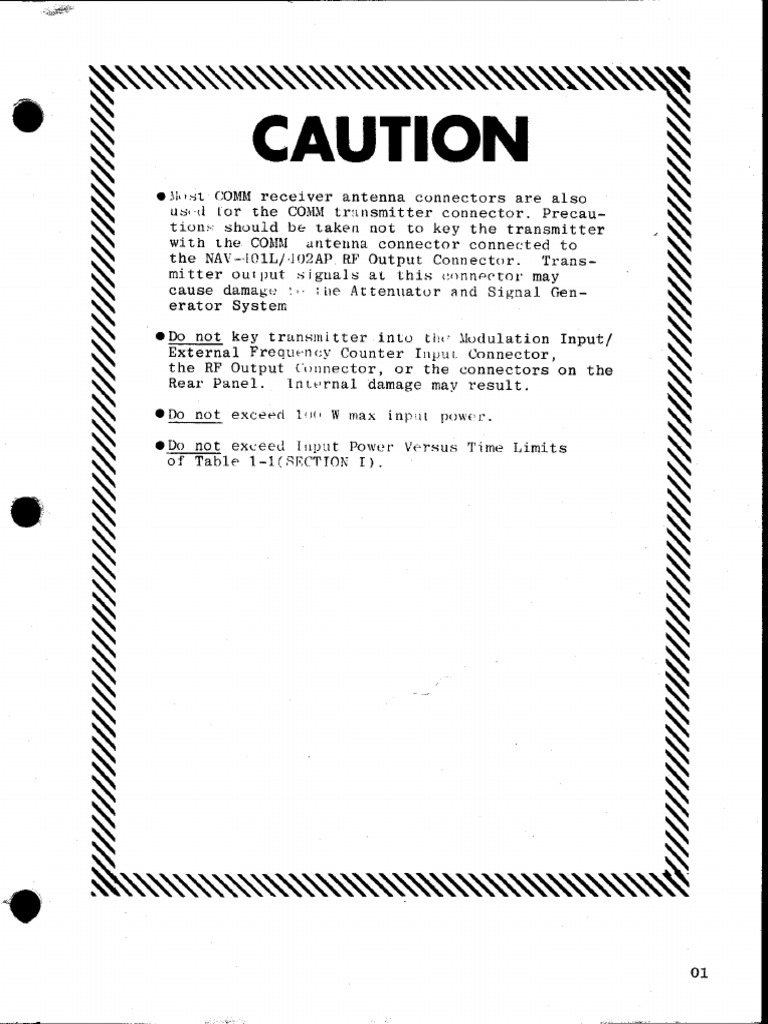 Aeroflex Nav 401L | PDF
