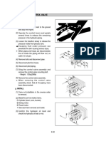 Group 4 Main Control Valve: 1. Removal and Install