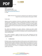 Solicitud A La Supersalud para Intervención Del FHUM Final