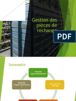 Gestion Des Pièces de Rechange